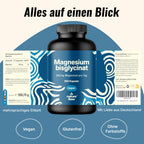 Magnesium Bisglycinat Hochdosiert - 250 Kapseln - 362 mg Magnesium Glycinat pro  Bild 5
