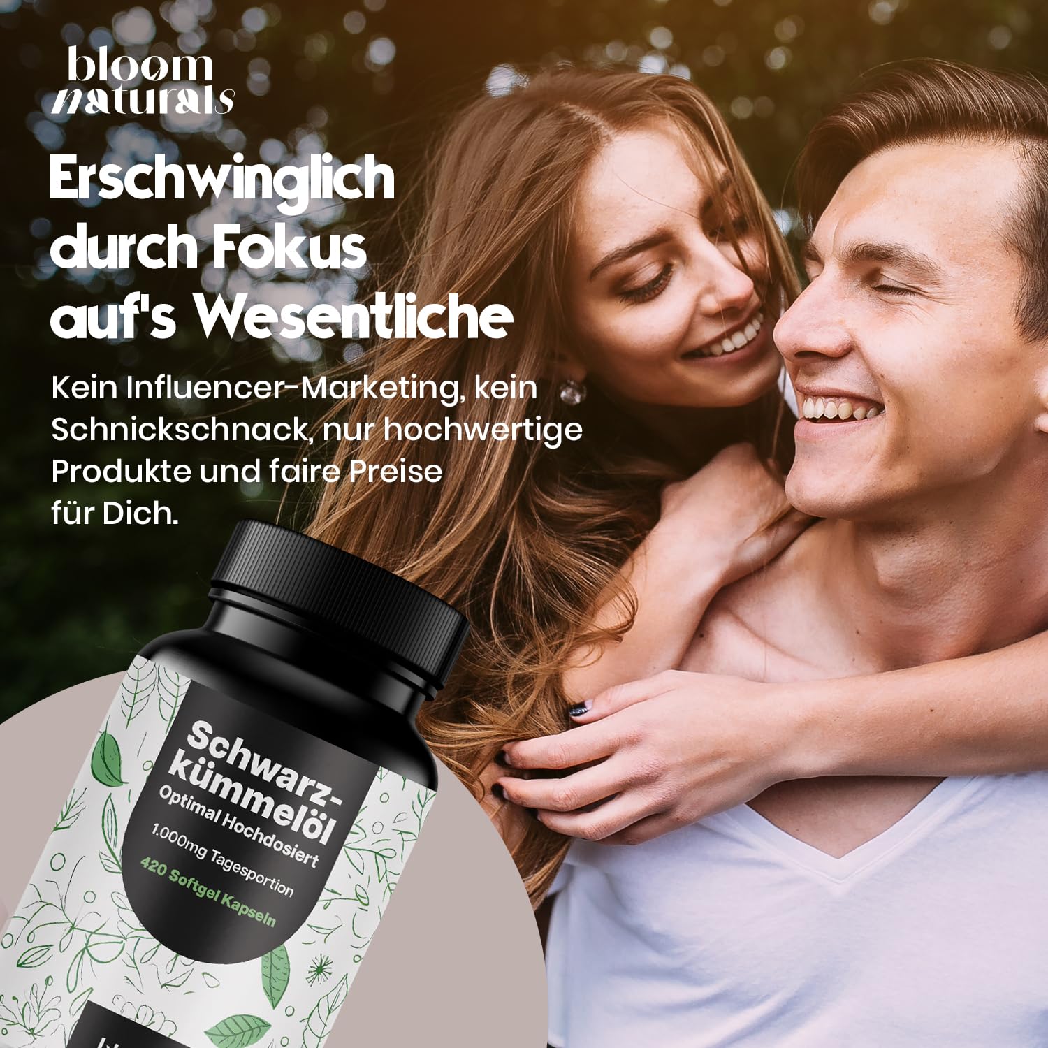 Schwarzkümmelöl Kapseln 420 Softgels - 1000 mg - Vitamin E