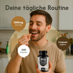 Hochdosierte Maca Kapseln 8000mg - 240 Vegan Kapseln