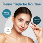 Vegan Silizium Kapseln 365 Stück aus Bambusextrakt 500mg