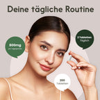 Vegan Calcium & Magnesium 800mg/400mg - 180 Capsules