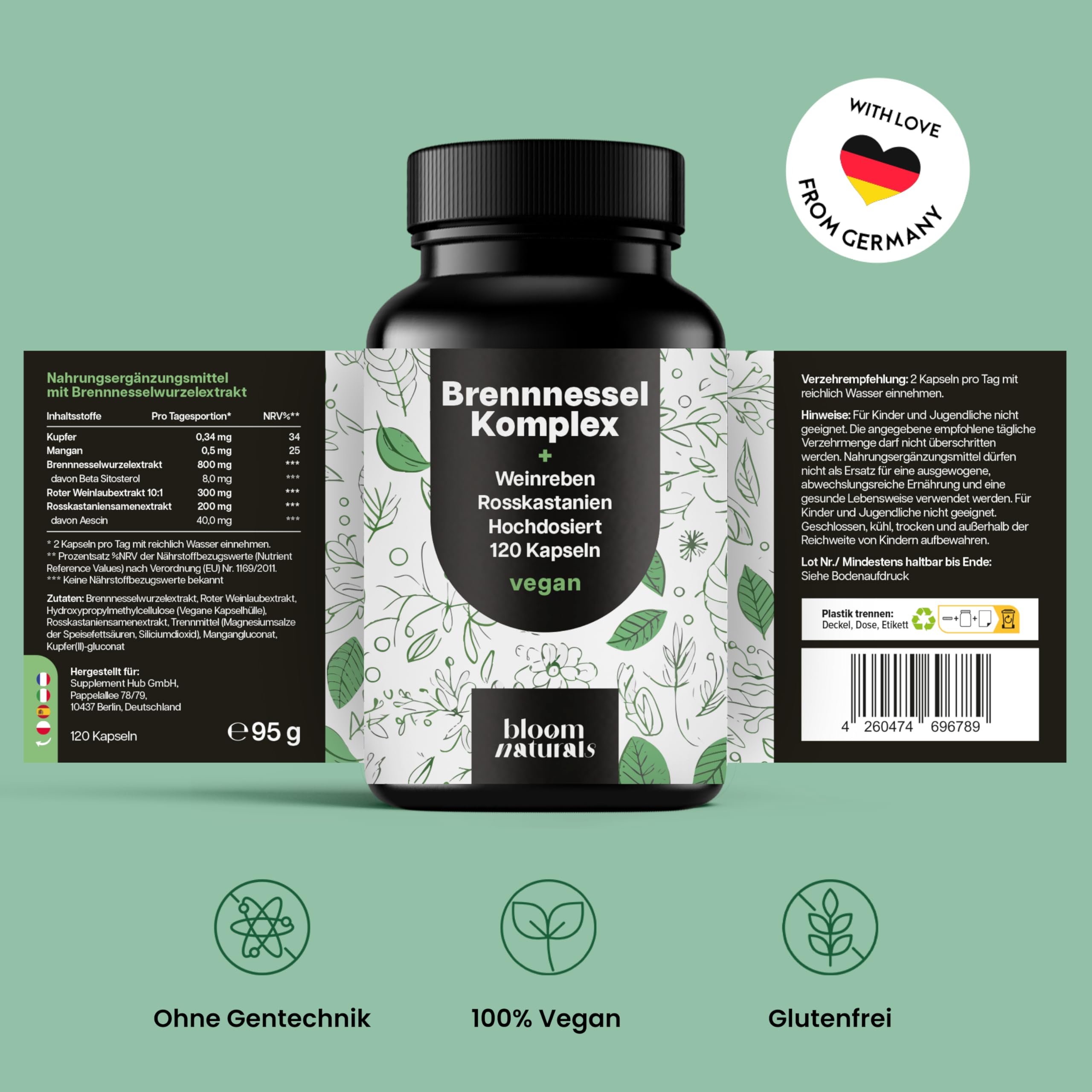 Brennesselkomplex 120 Capsules