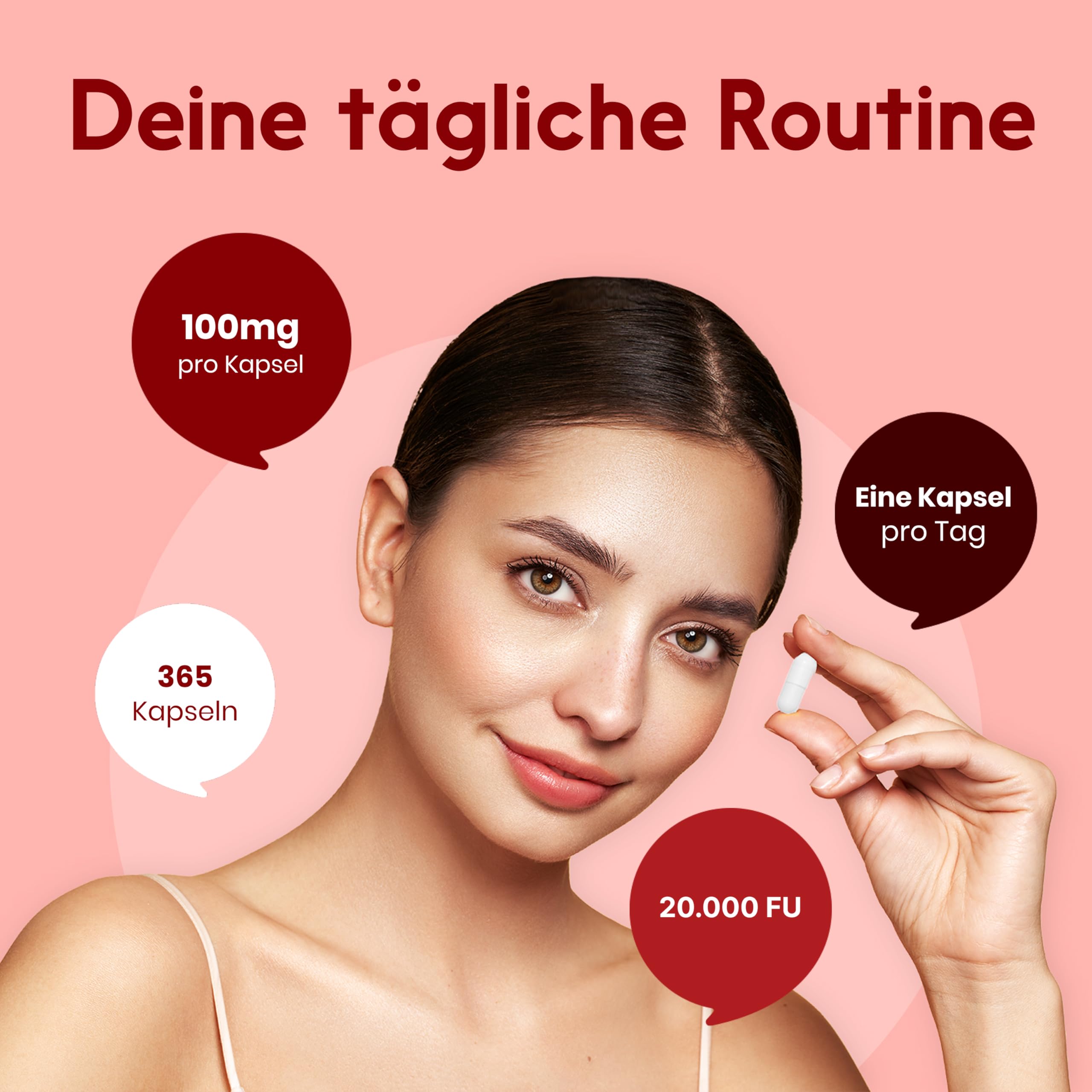 Nattokinase 100mg 365 Vegan Capsules - 20,000 FU