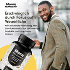 Hochdosierte Maca Kapseln 8000mg - 240 Vegan Kapseln