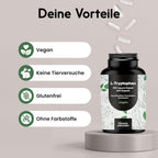 L-Tryptophan hochdosiert – 300 Kapseln – 500mg pro Kapsel aus pflanzlicher Fermentation – vegan & produziert in Deutschland - Verpackung kann variieren - Laborgeprüft